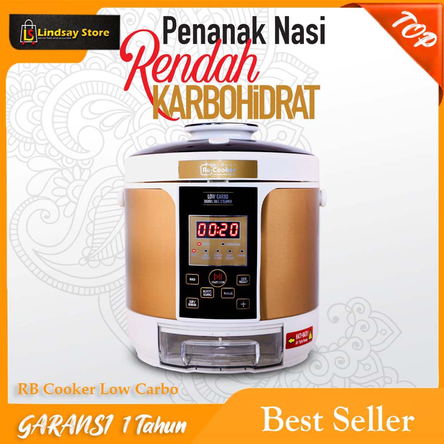 RB SHOP RB Rice Cooker Low Carbo Rice Streamer