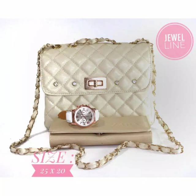 JEWELS LINE BAG FASHION / TAS SELEMPANG WANITA / TAS FASHION WANITA