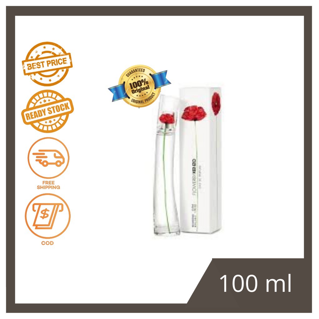 Flower By Kenzo Parfum Wanita Original 100% BPOM Eau de Perfume 100ml