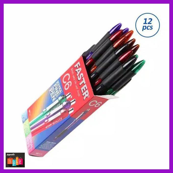 

Silutala- Pulpen Faster C6 /Asli - Biru -Ori.