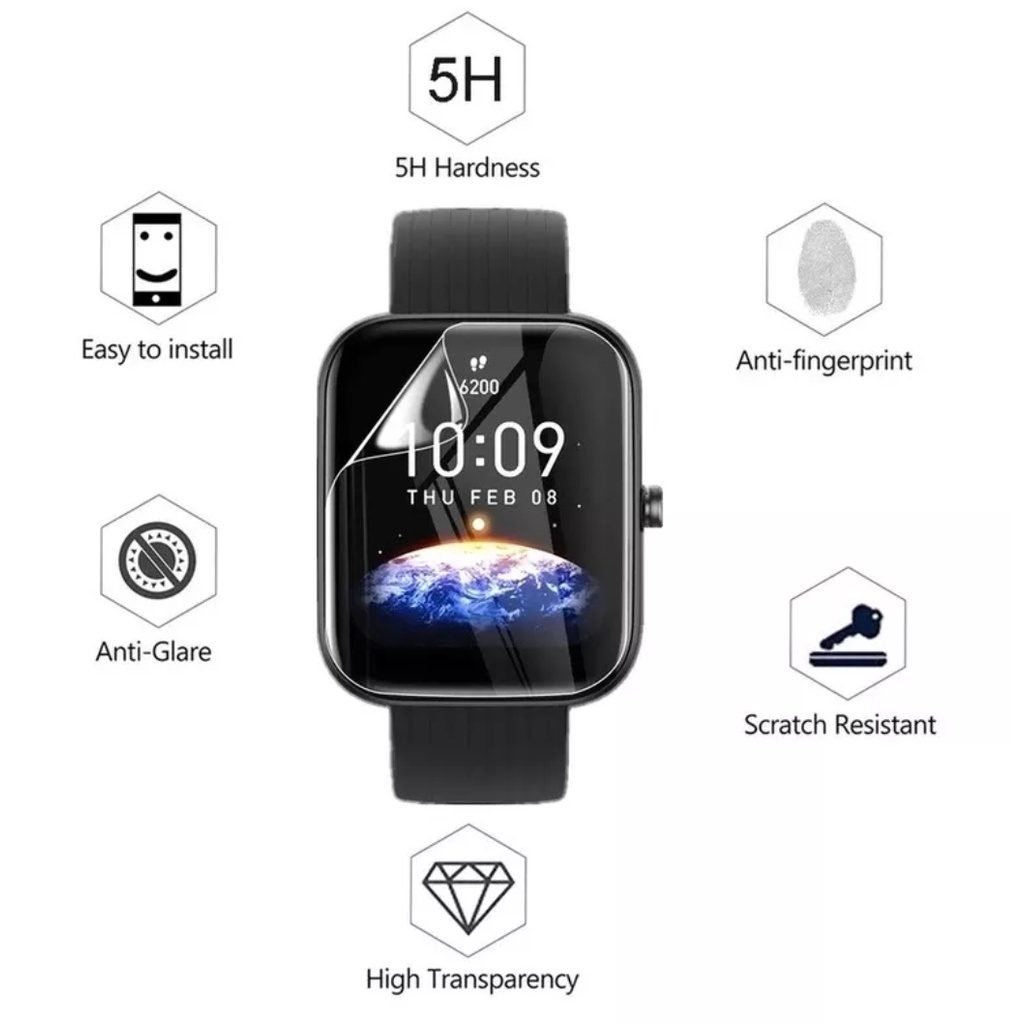 Screen Guard Hydrogel Anti gores Xiaomi Amazfit Bip 3 BIP 3 PRO