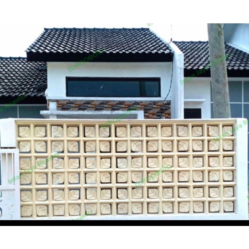 Roster minimalis/loster beton/roster motif daun