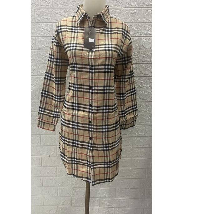 Stok Terbatas Tunik Kotak Kotak Wanita Tunik Flanel L XL XXL JUMBO Tunik Motif Kotak Murah, K30....