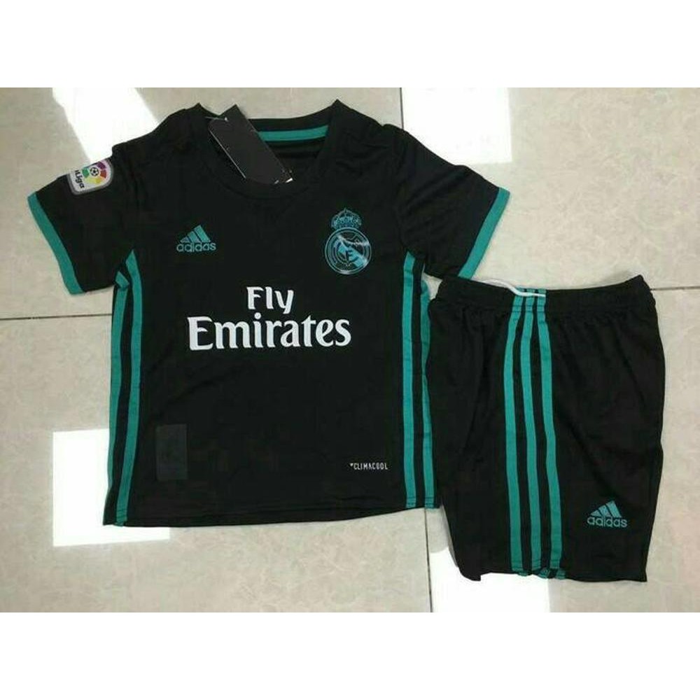 Unik BAJU JERSEY BOLA ANAK REAL MADRID AWAY KIDS 2017 2018 GRADE ORI Berkualitas