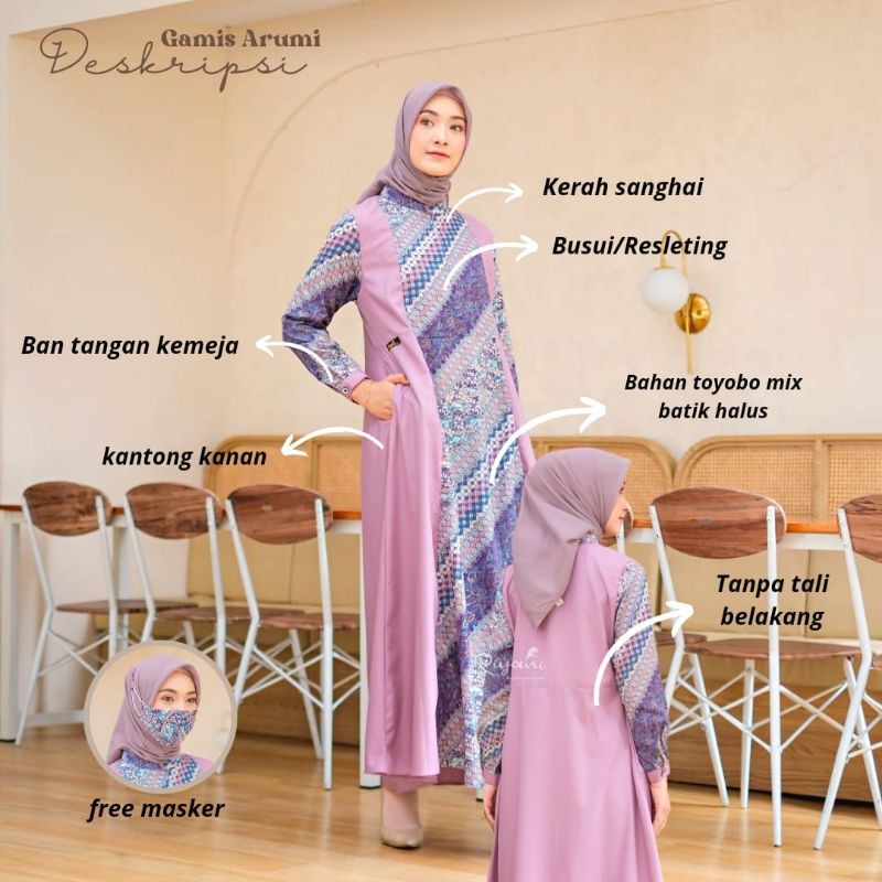 GAMIS ARUMI &amp; SERUNI BY RIYANI