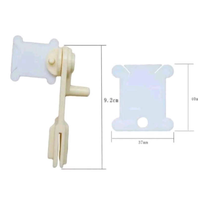 Bobbins Winder Penggulung benang plastik bobbin/Plastik string winder+ 30pcs plastik bobbin