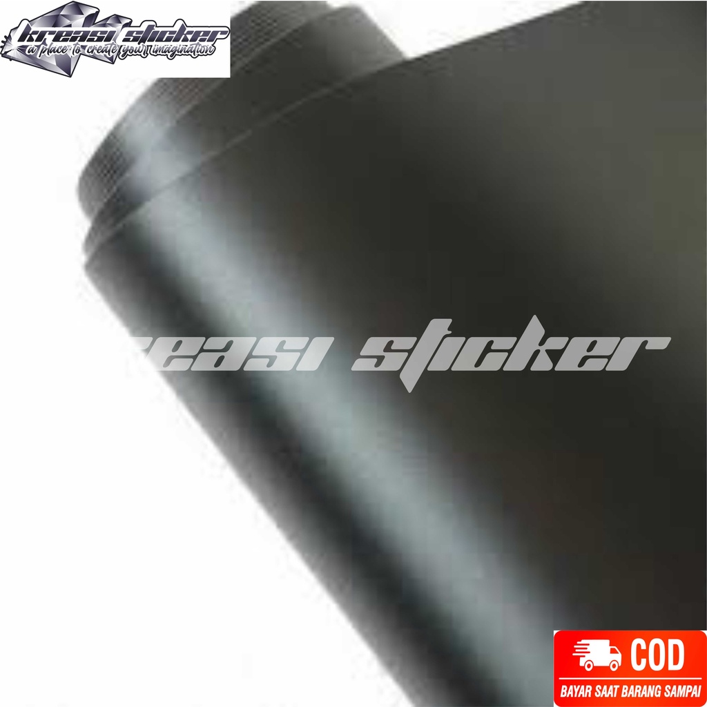 stiker hitam doff/skotlet motor/mobil lebar 45cm dan 120cm