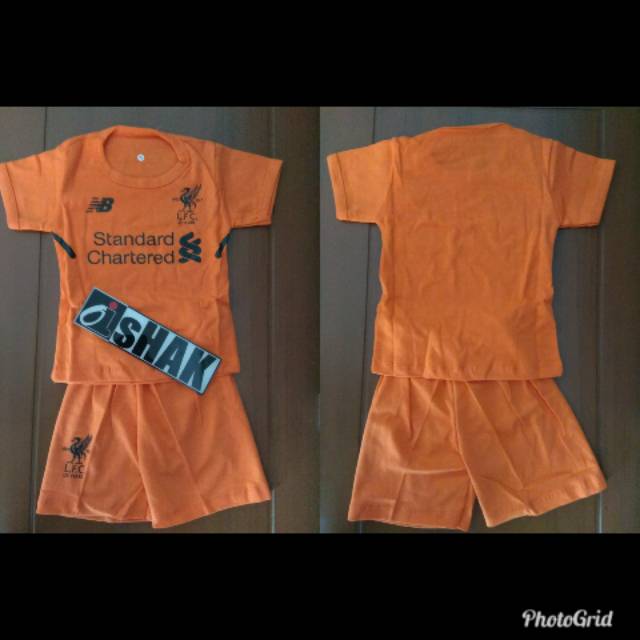 SETELAN BAJU BOLA BAYI LIVERPOOL AWAY OFFICIAL 2017/18.