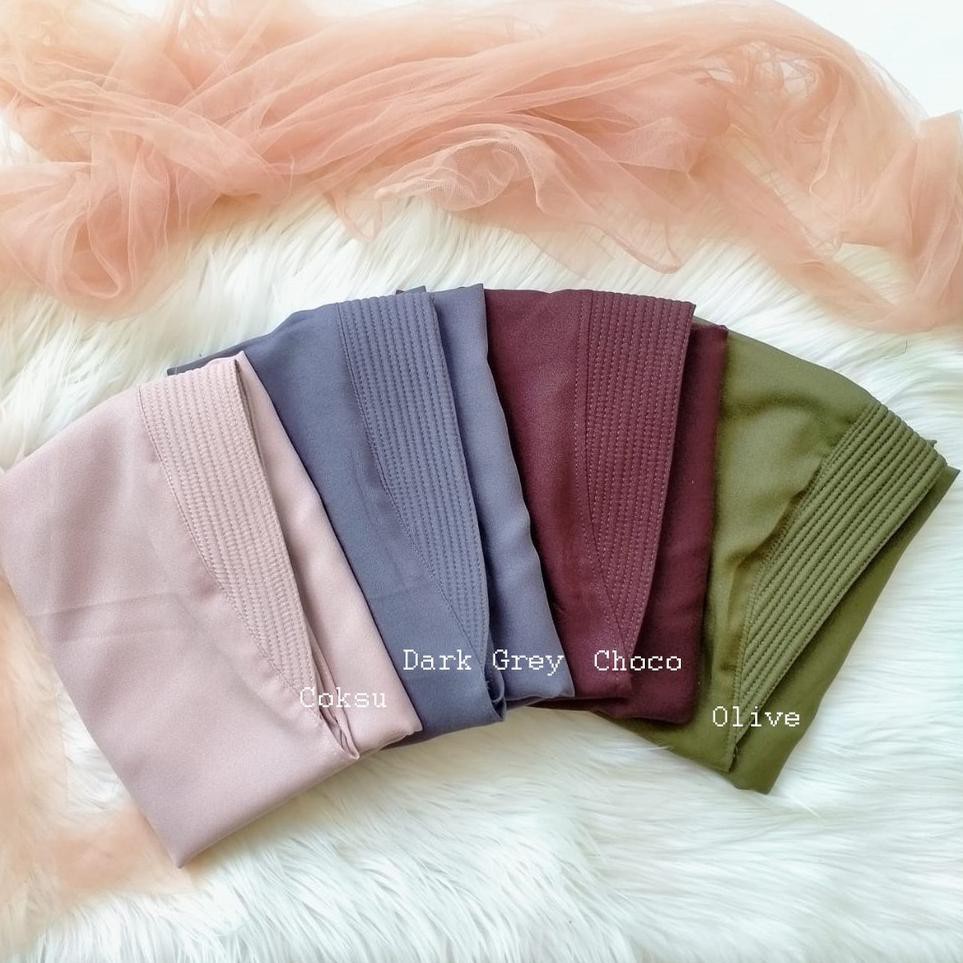 K3knAn's Kerudung instan / Jilbab bergo maryam SIMPLE PAD JUMBO L murah (TANPA TALI) |J6S005 ..,