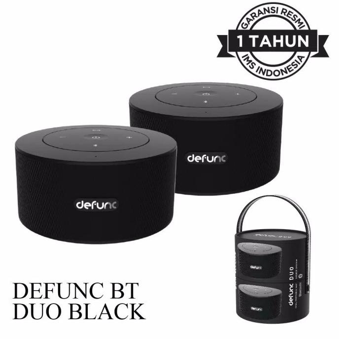 DEFUNC DUO ORIGINAL BLUETOOTH SPEAKER STEREO GARANSI RESMI SDF651651E