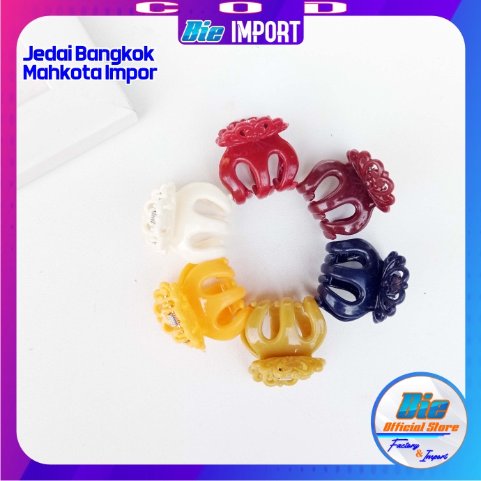 Jedai Jepit Rambut Crown 2.5 Cm Karakter  Impor Best Seller