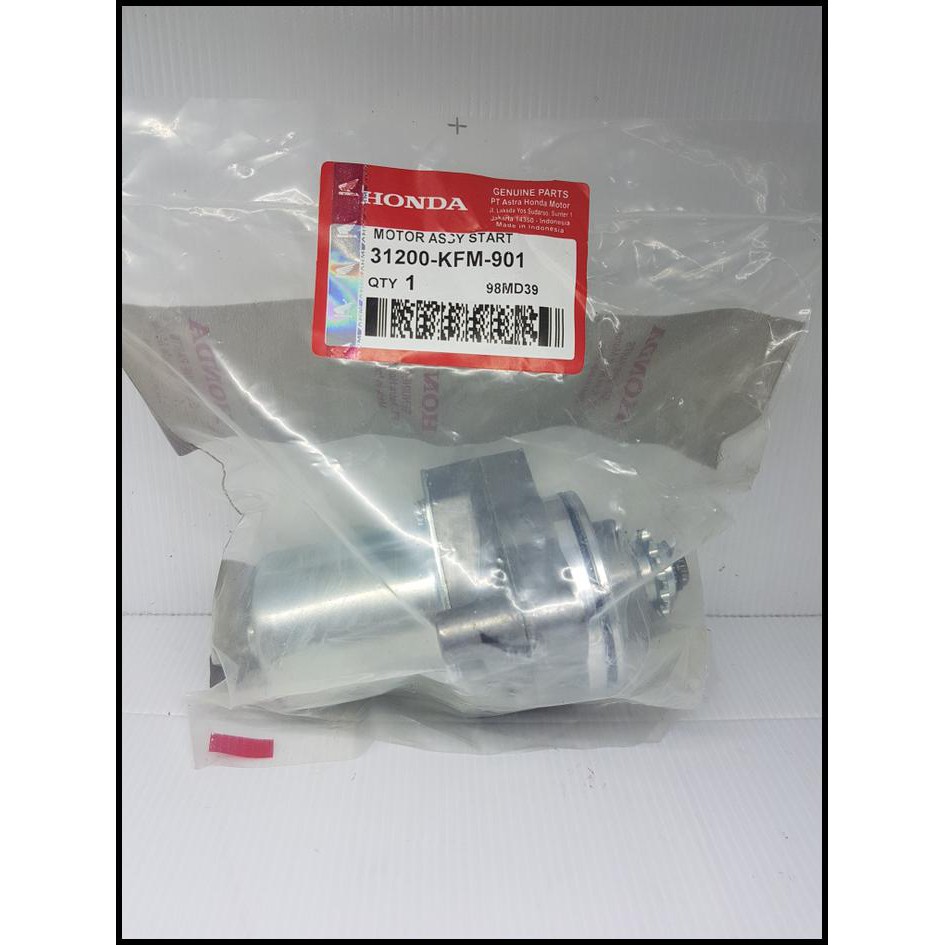 DINAMO MOTOR STARTER ASSY REVO 100 FIT X Asli Honda 31200KFM901