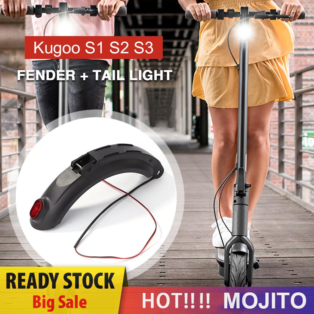 Spakbor Fender Untuk Skuter Elektrik Kugoo S1 S2 S3 + Lampu Belakang