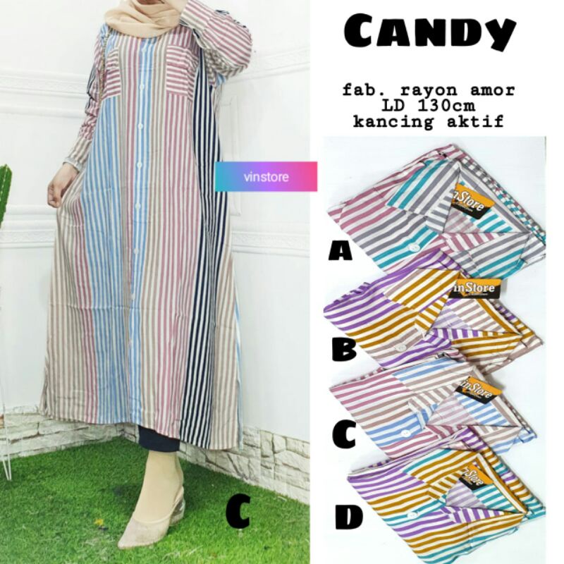 Dress salur/dress muslimah salur