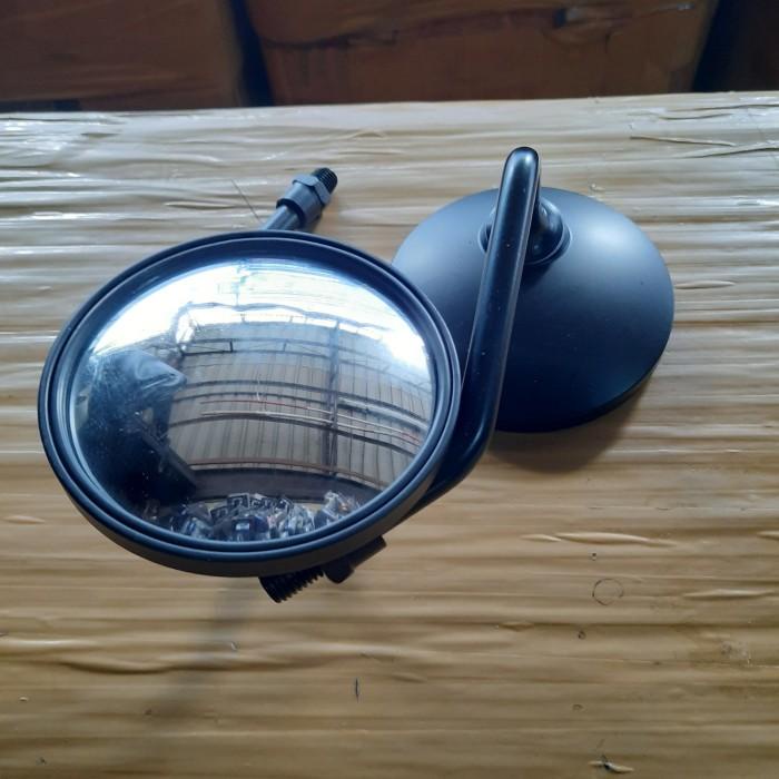 Spion Bulat Mini Honda Warna Hitam Doft Spion Bulat Cembung Mini