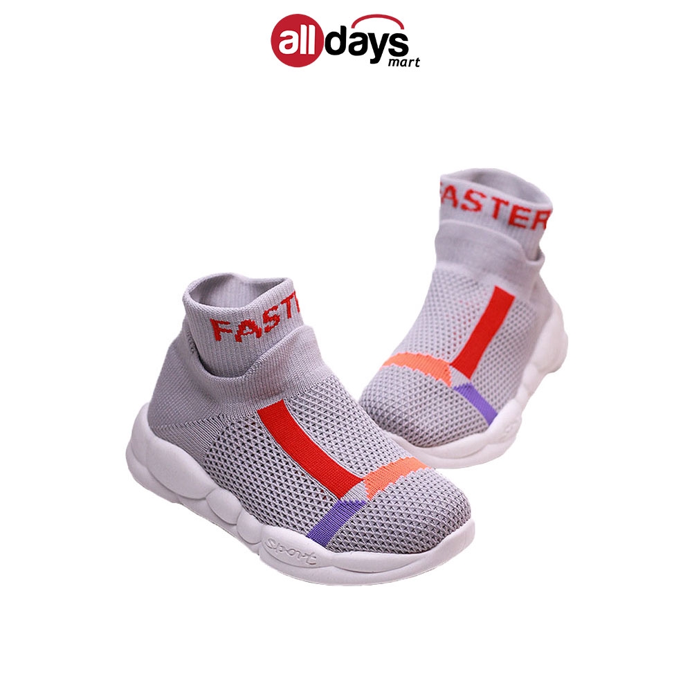 Faster Sepatu Sneakers Sports Slip On Anak Anak 1912-419 Size 27-32