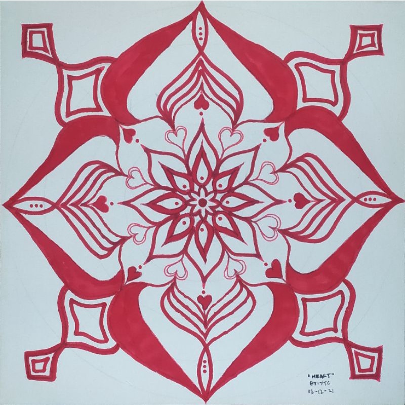Hiasan dinding Mandala Art