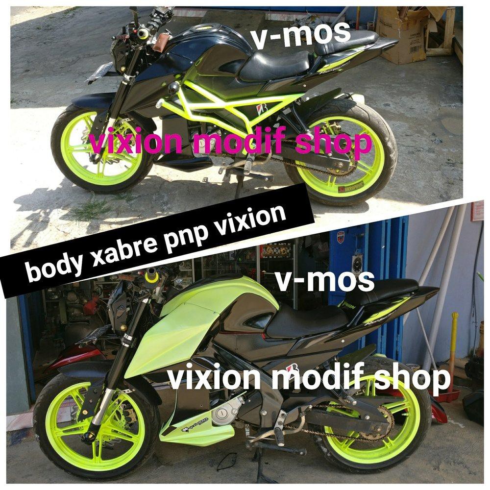 Cover Tangki Sayap Vixion Model Xabre Pnp Nvl Nva Bodi Vixion Bike