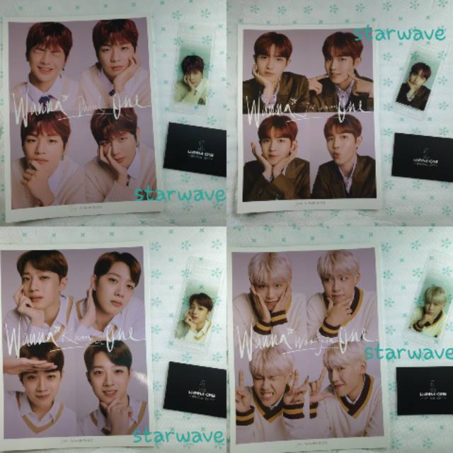 Wanna One Photo Essay Season 2 -  Mini Poster+Clear Bookmark+PC special gift therefore concert