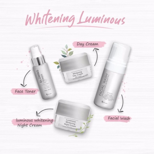 Jual MS GLOW PAKET LUMINOUS WHITENING - WHITENING LUMINOUS SERIES MS GLOW - pkt lengkap Murah