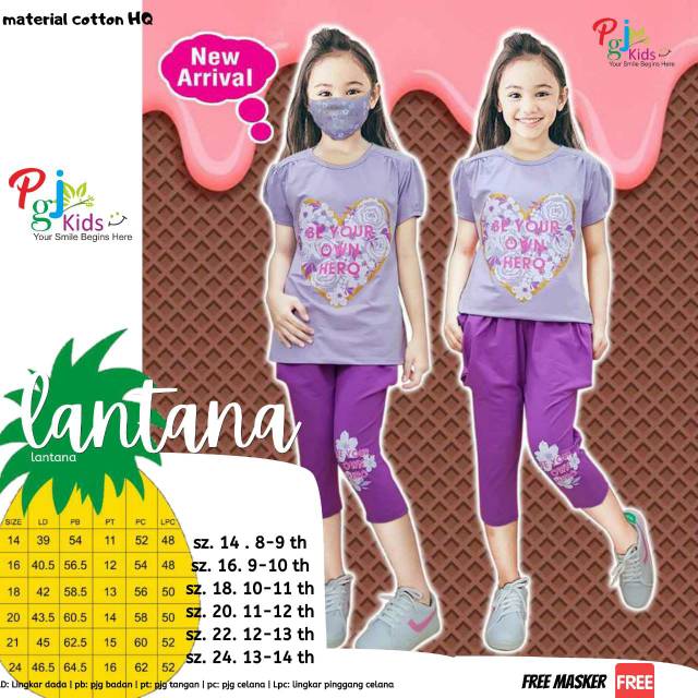 Setelan anak lantana by pgj kids