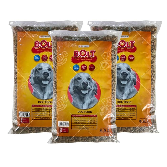 Bolt Dog Repack 1kg - Makanan Anjing