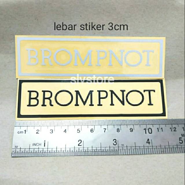 

Stiker Scotlite BROMPNOT