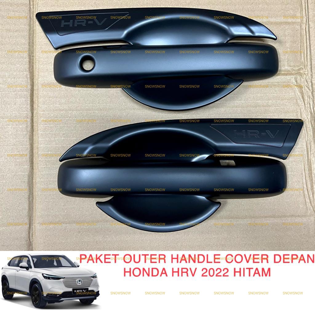 Paket Outer Handle Depan Cover Honda HRV 2022 UP Hitam Chrome