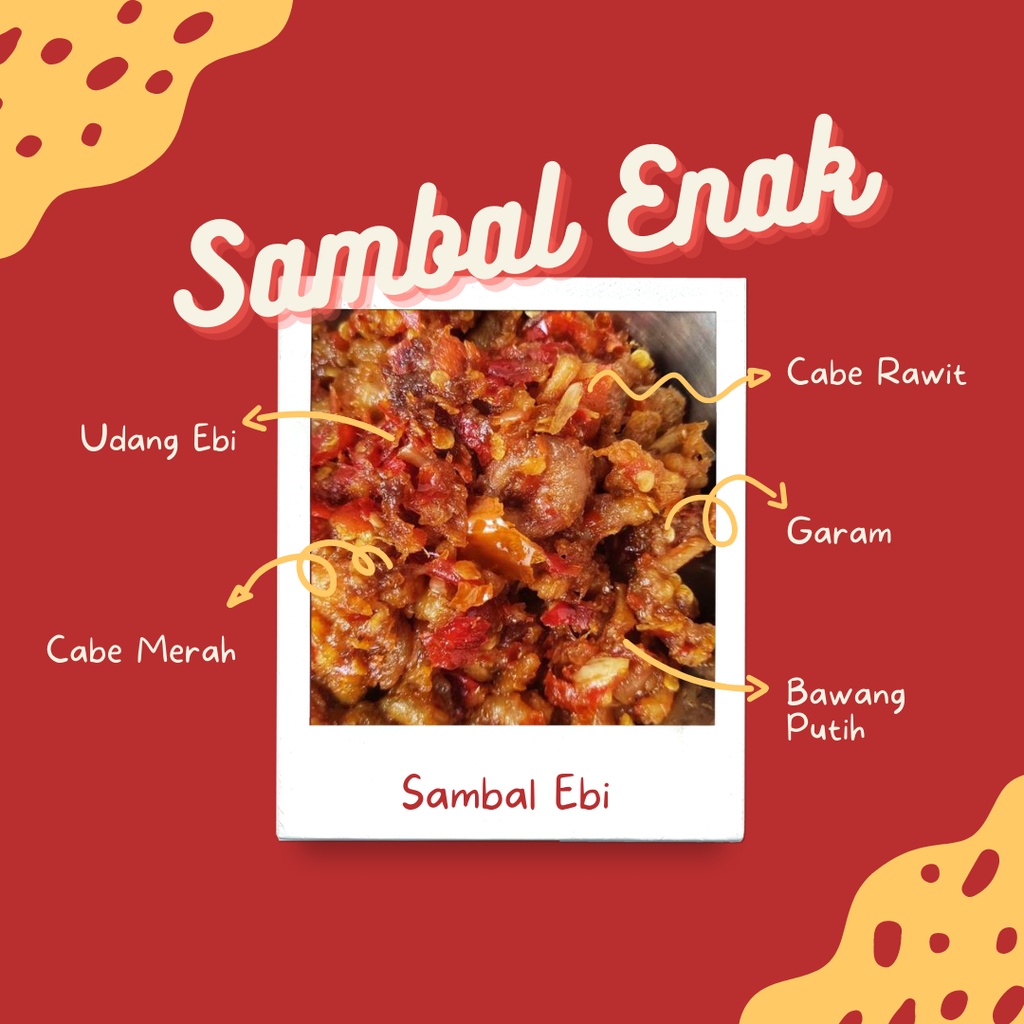 

Sambal Udang Hebi Sambal Udang Asli Pedas Gurih Kemasan Toples Kecil