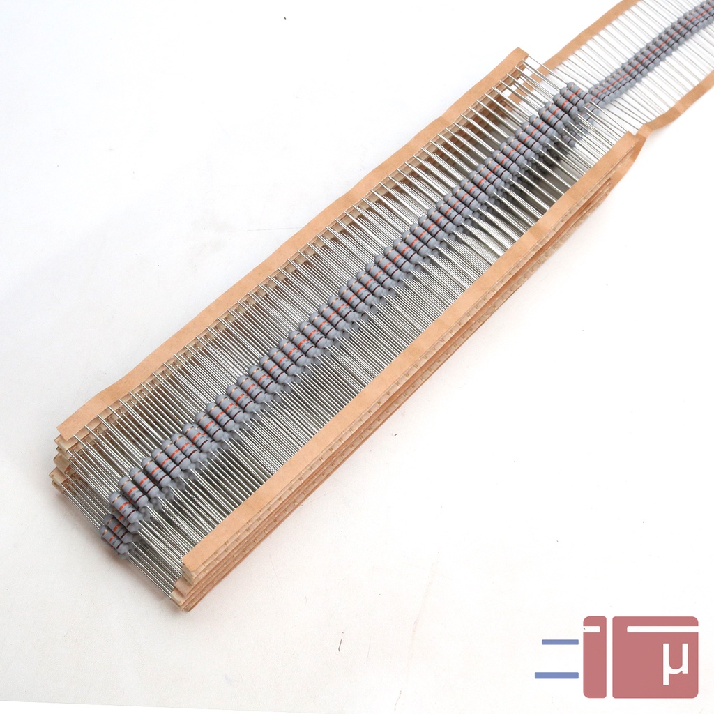 x10 Resistor 18K 1W Metal Oxide 5% Taiwan Kaki Tembaga
