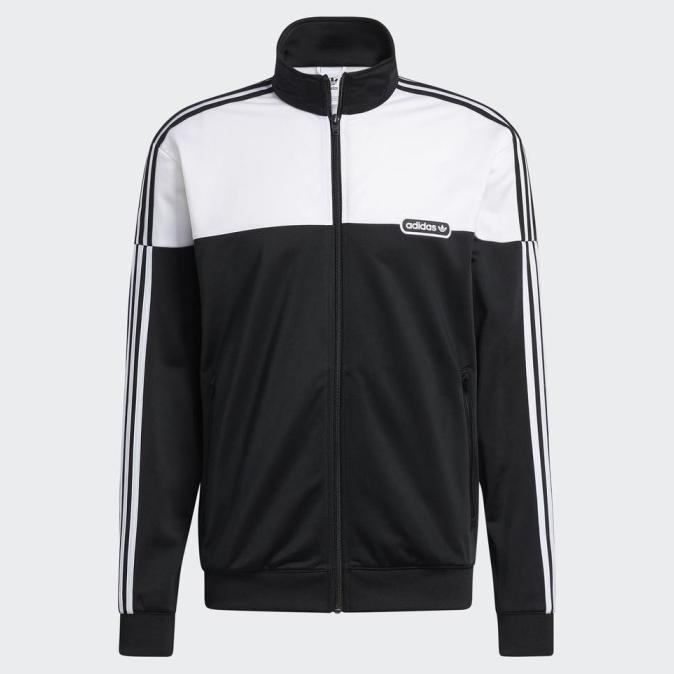 ADIDAS TRACK JACKET SPLIT FIREBIRD - BLACK/WHITE