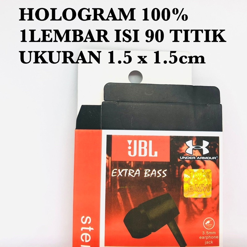 GROSIR 1LEMBAR ISI 90TITIK HOLOGRAM ORIGINAL 100% JADIKAN BRG DI TOKO BERKELAS PREMIUM