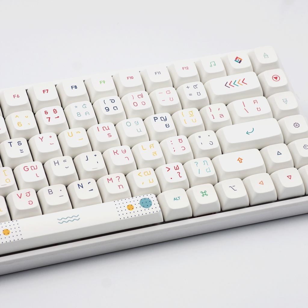 Pbt Pclneon Keycaps Xda Profile Untuk Keyboard Mekanik Filco / Duck / Ikbc Mx