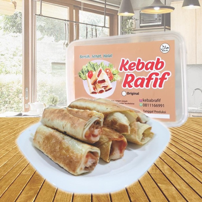 

Kebab Rafif - Kebab Instan Frozen -10pc