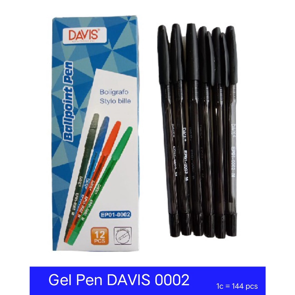 

[D] Ballpen Ep01-0002 DAVIS (12pcs)