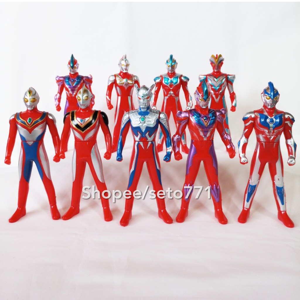 Ultraman Figure Plastik 15cm Zero Victory Ginga Nex Lengan Dan