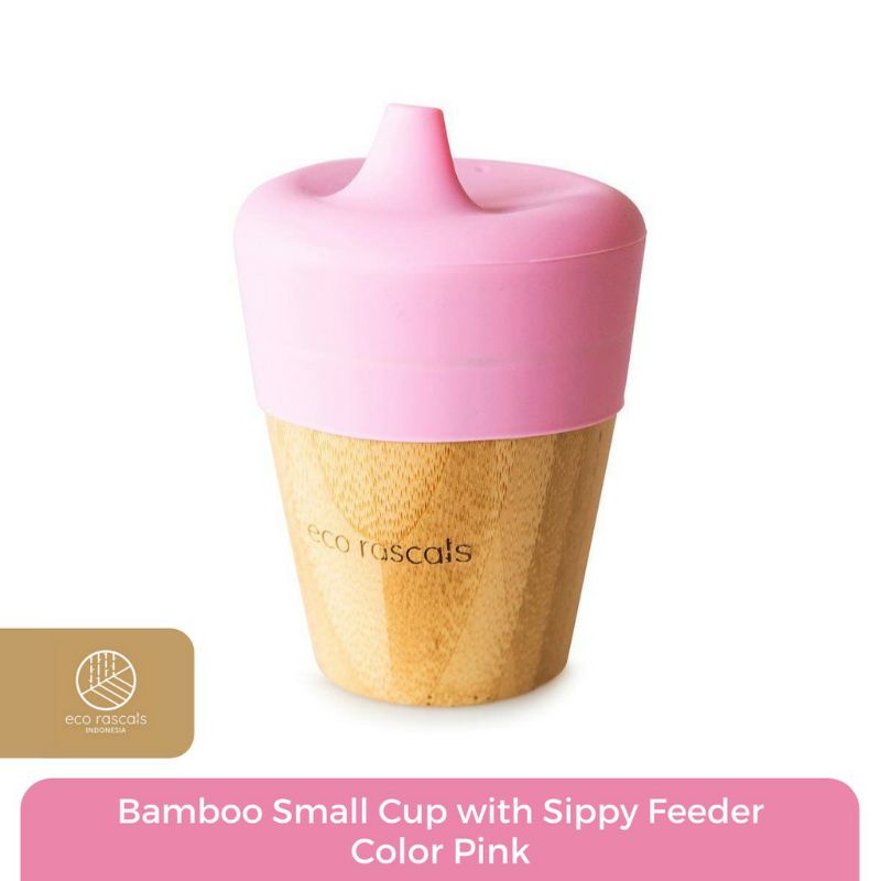 Eco Rascals Bamboo Small Cup with Sippy Feeder