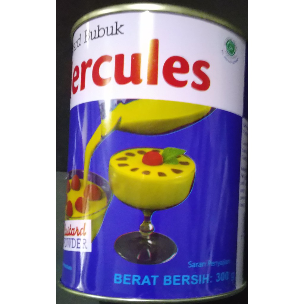 Custard Powder Hercules Halal 300 gram |Tepung Custard ...