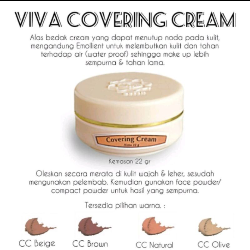 Viva Queen Covering Cream/WATERPROOF 22 gr