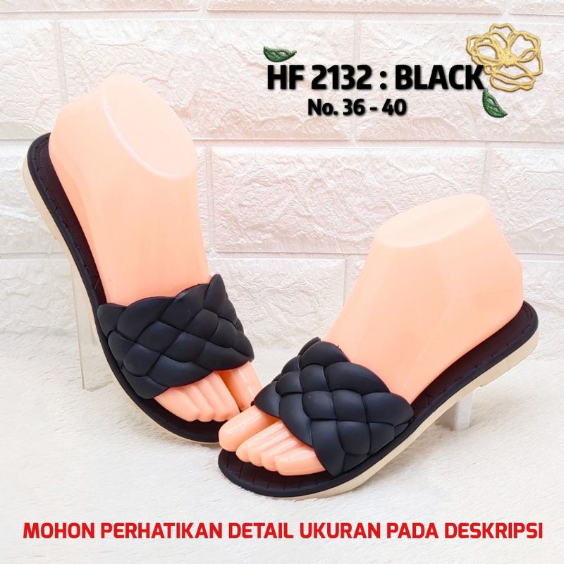 Sandal Slide Wanita Motif Kepang Rambut,Sandal Wanita Motif Jalin,Sandal Import Wanita