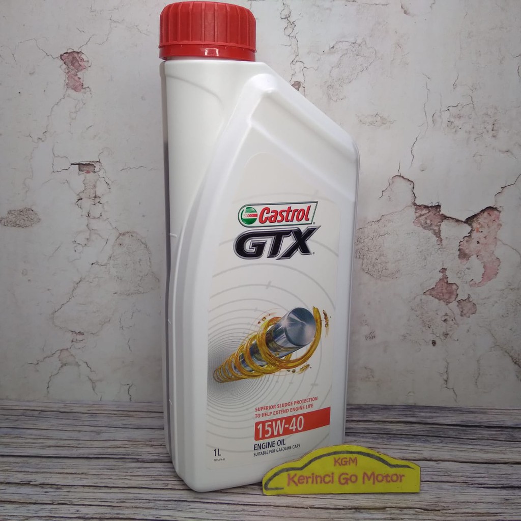 Oli Castrol GTX 15W-40 1 Liter Bensin - Castrol GTX 15W-40