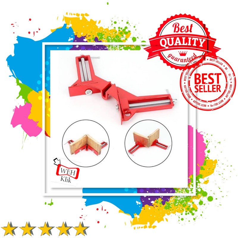 klem siku besi Clamp 3" Siku L Atau T Klem Sudut kayu Corner Craft Woodworking DIY catok siku