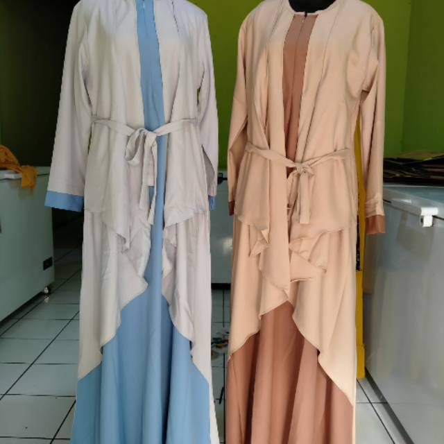 Gamis Bahan Italian Crepe Shopee Indonesia