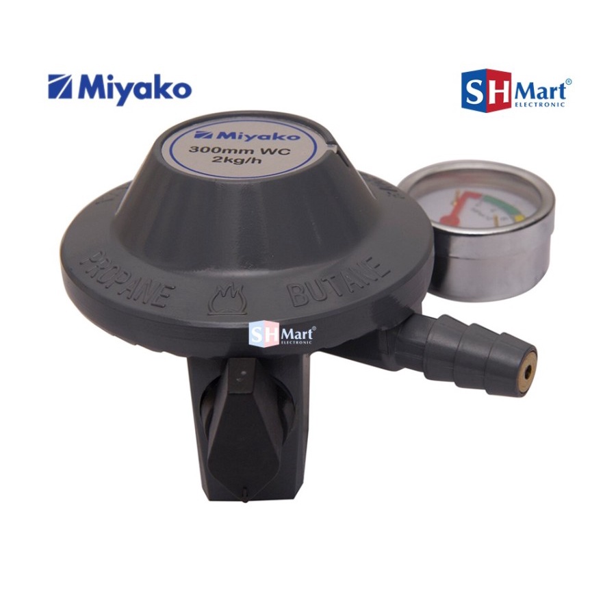 MIYAKO Paket Selang Regulator Gas + Meteran RMS-106M -Anti tikus