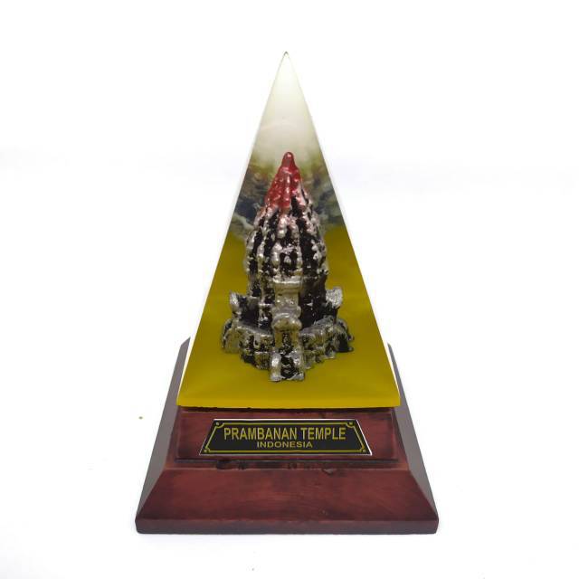 Termurah! Miniatur candi Prambanan/ miniatur candi Borobudur dari kristal harga murah khas jogja