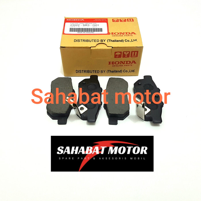KAMPAS REM BELAKANG JAZZ RS FREED BRAKE PAD BELAKANG JAZZ RS