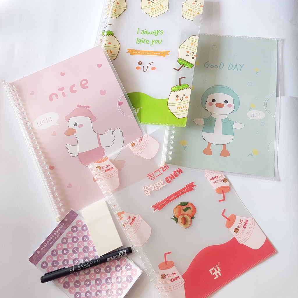 

Binder Motif Transparan - Buku Catatan Bahan Plastik Ukuran B5 & A5