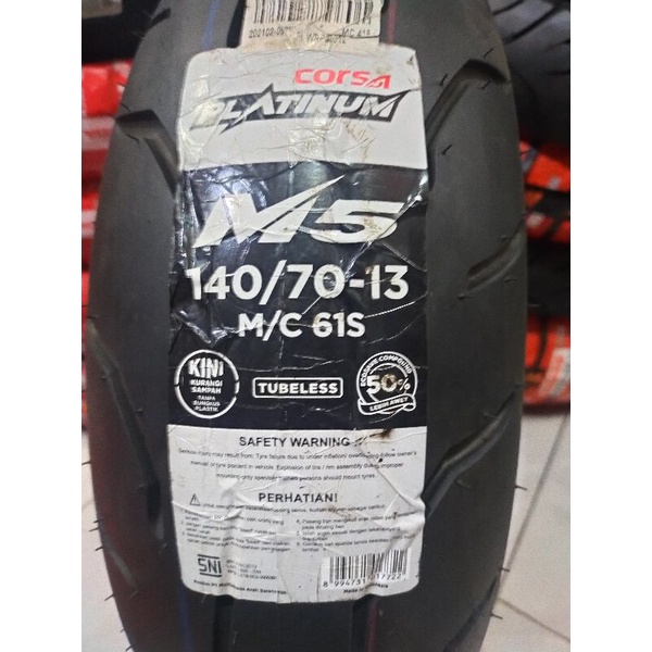 BAN LUAR 140/70-13 MAXXIS VICTRA M5 PNP NMAX BELAKANG