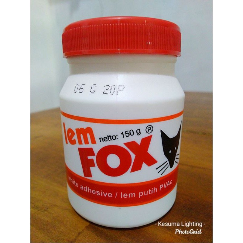 

LEM FOX LEM KERTAS KAYU