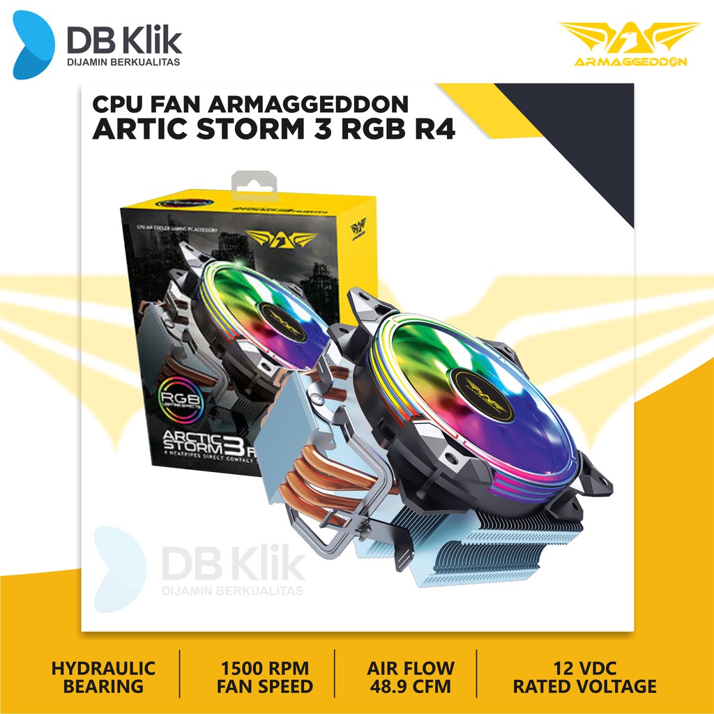 CPU Fan Armaggeddon ARTIC STORM 3 RGB R4 - Fan Armageddon ARTIC STORM3